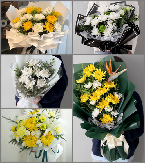 江苏南通海门市余东镇长圩村白事花束代送